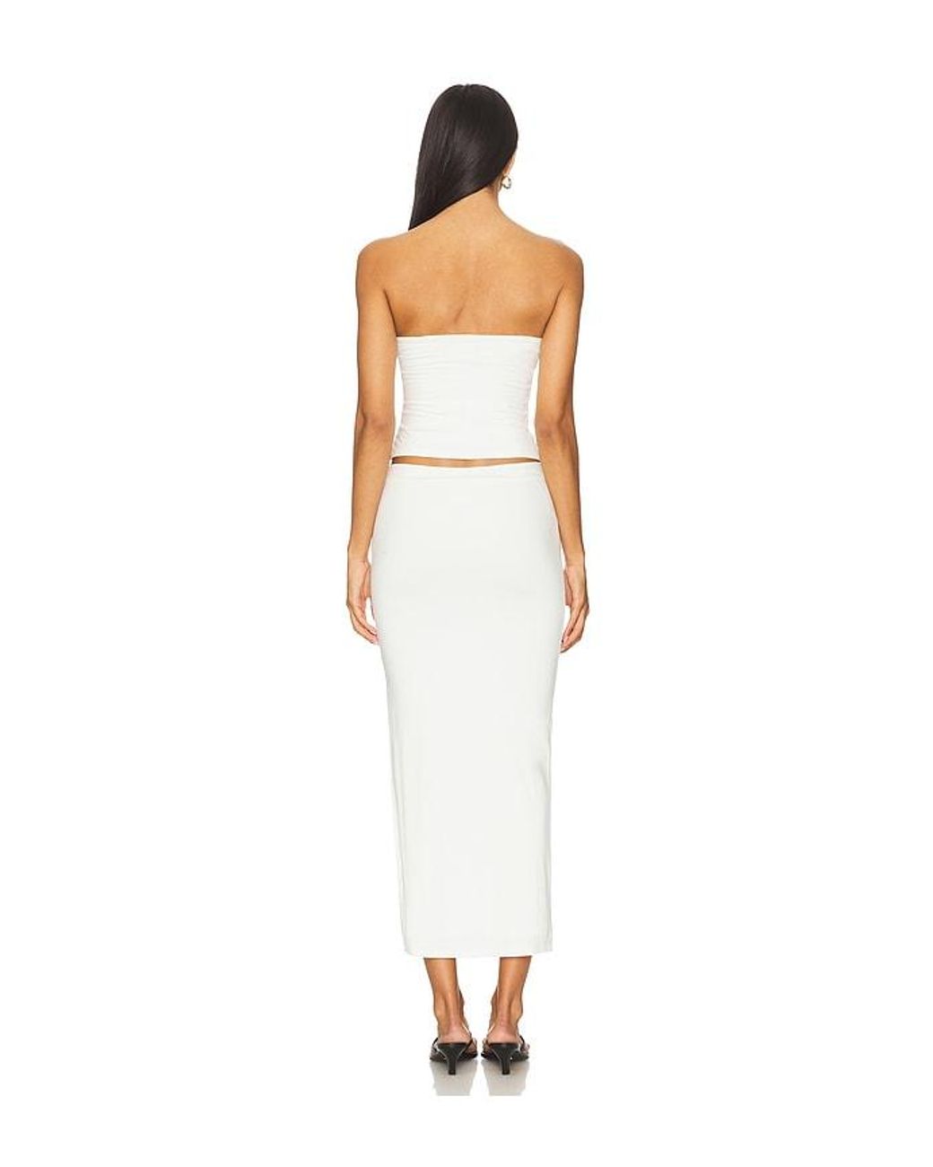 ALL THE WAYS White Natalie Skirt Set