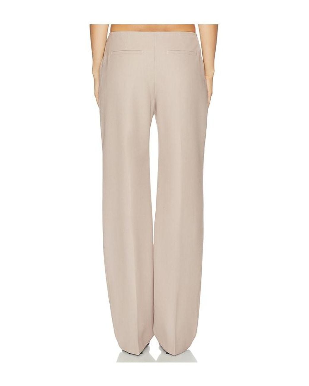 HAELO White Straight Leg Trouser