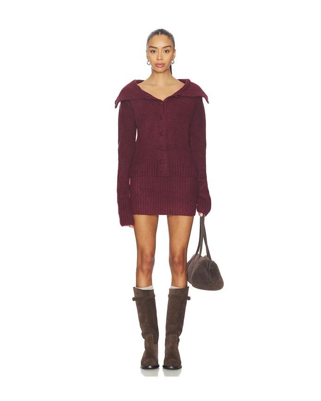 SNDY'S Purple Kenni Knit Top