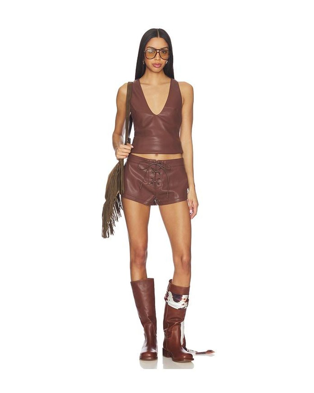Nakedvice Brown X Revolve The Carmine Tank