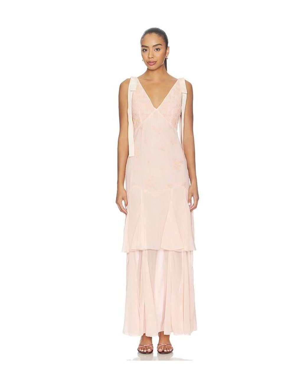 LPA White Marisel Maxi Dress