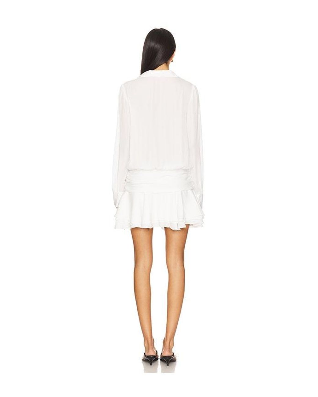 MORE TO COME White Wilma Mini Dress