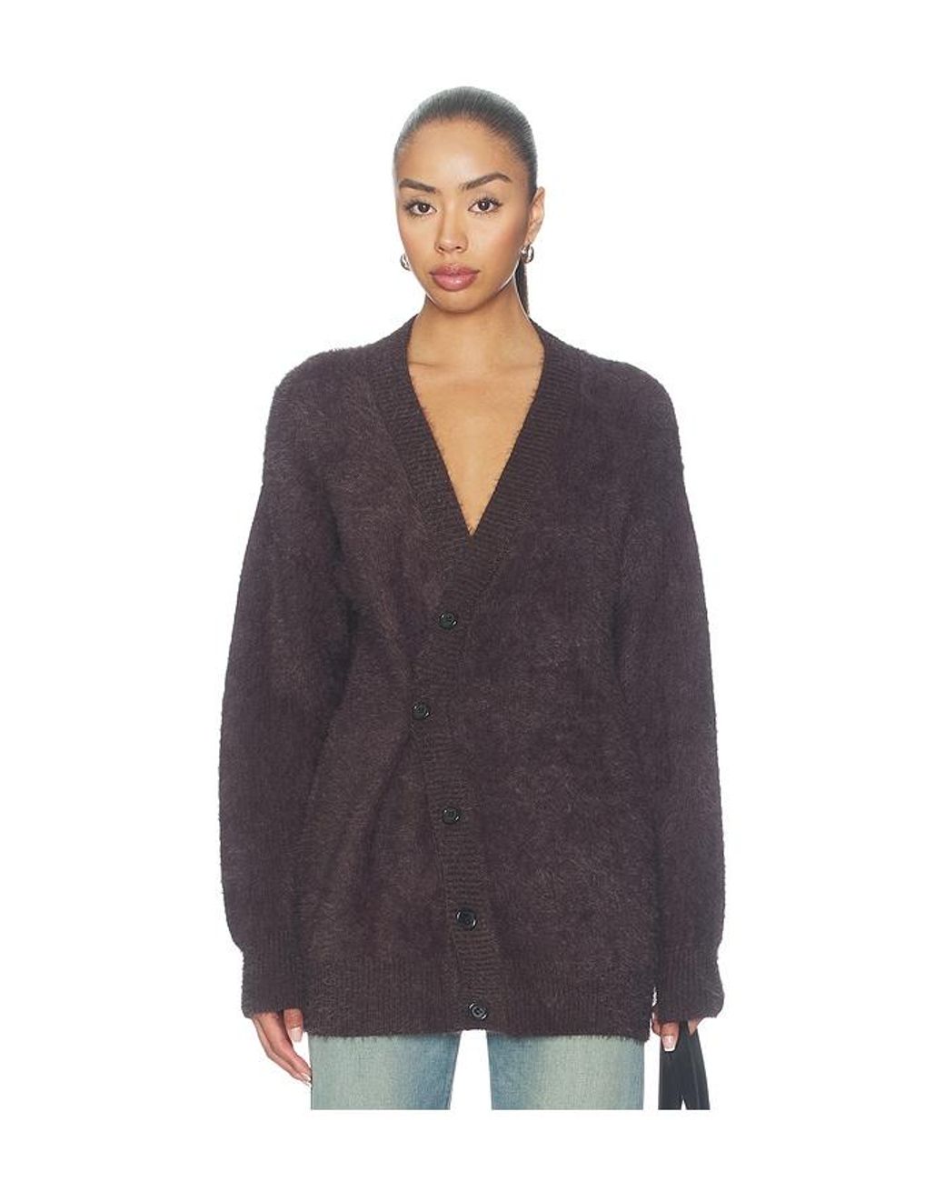 ALL THE WAYS Purple Mary Cardigan