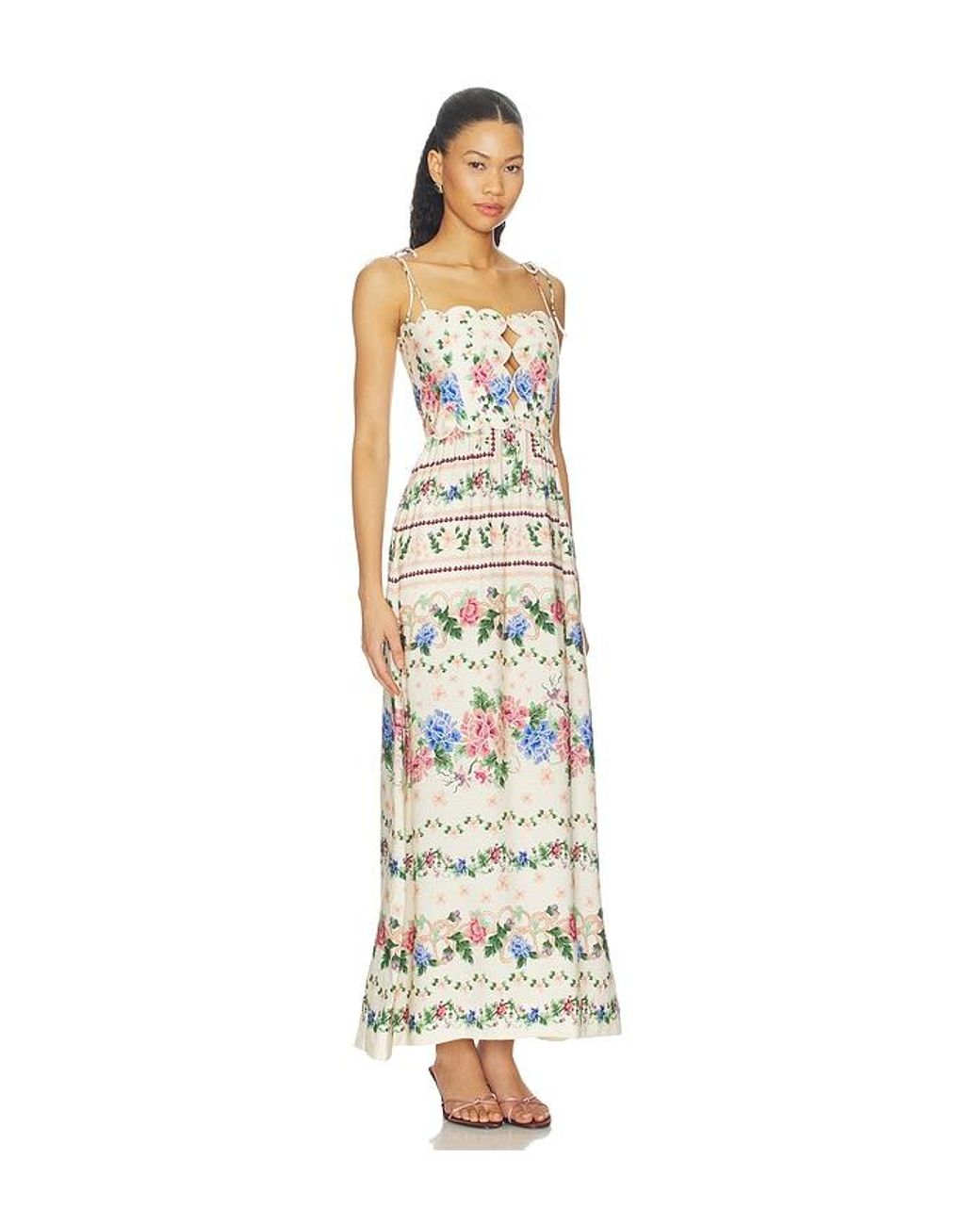 Agua Bendita White Julia Ivy Dress