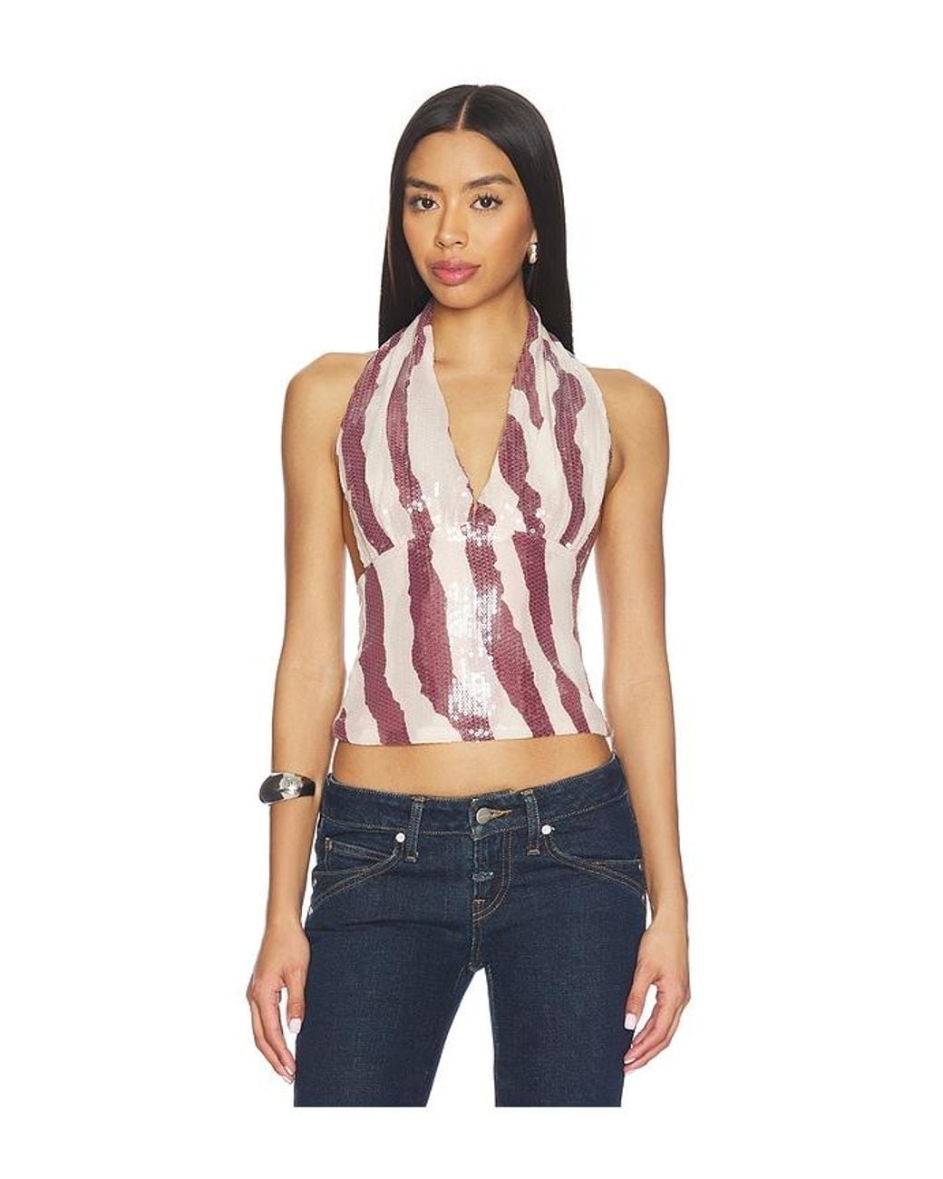 Miaou Blue Mathilde Top