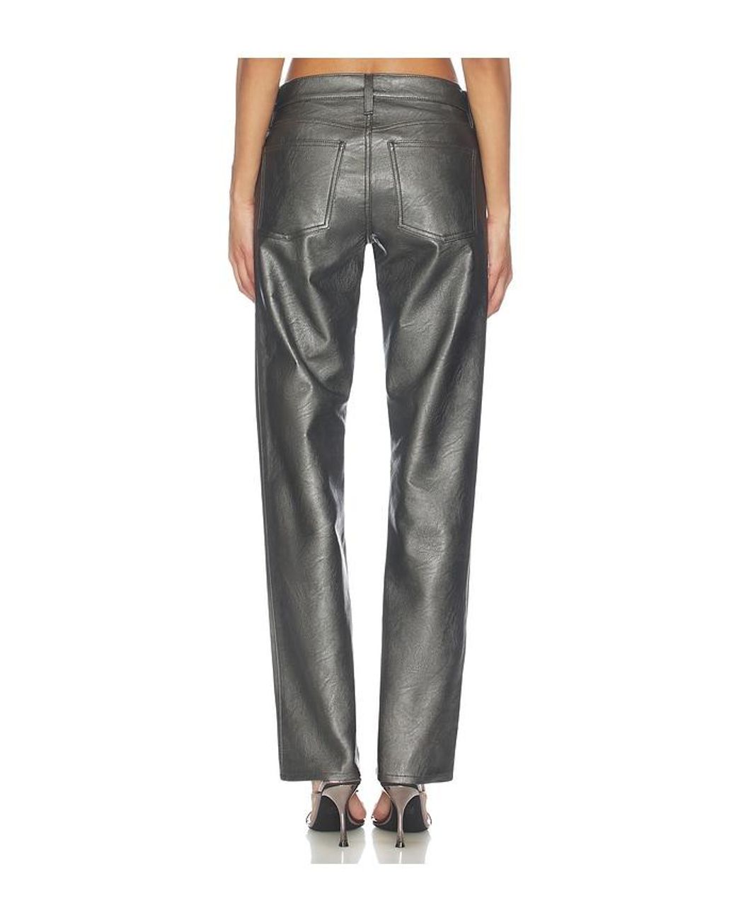 Agolde Gray Low Rise Slim Pants