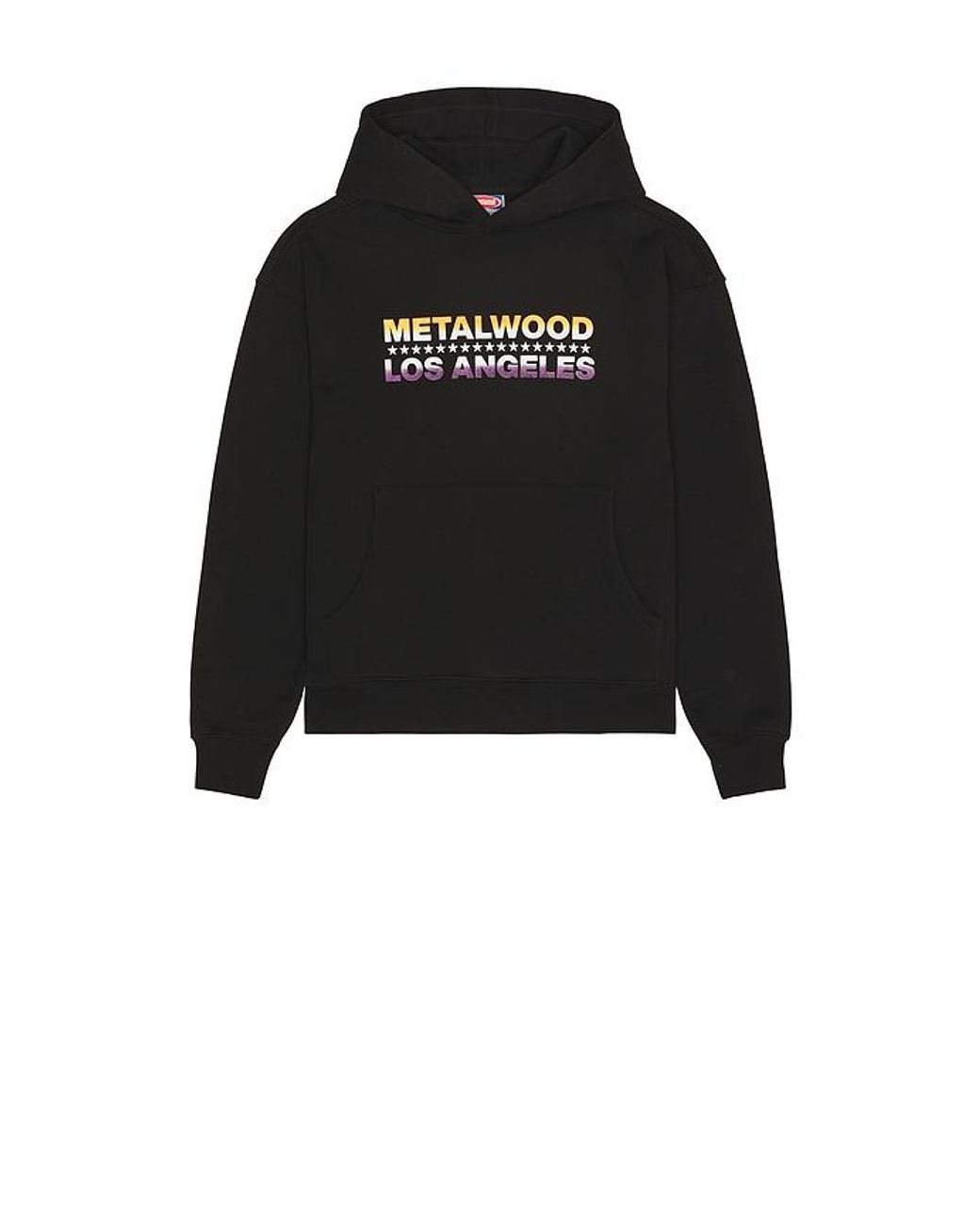 METALWOOD STUDIO Black Flyer Hoodie for men