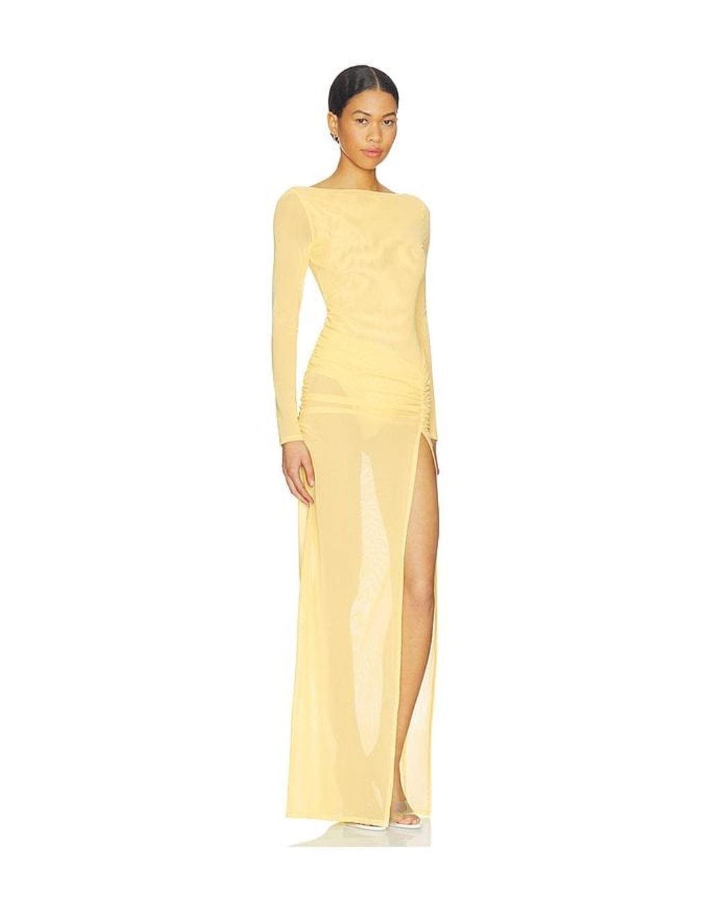 Nbd Metallic Amalya Maxi Dress