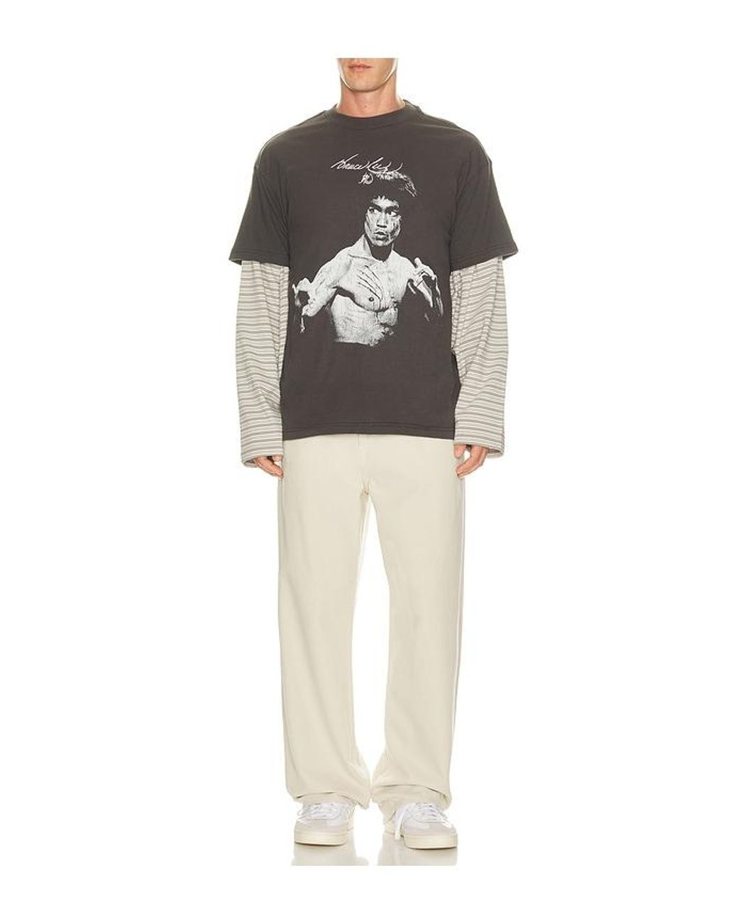 The Forecast Agency Black Battle Scars Tee for men