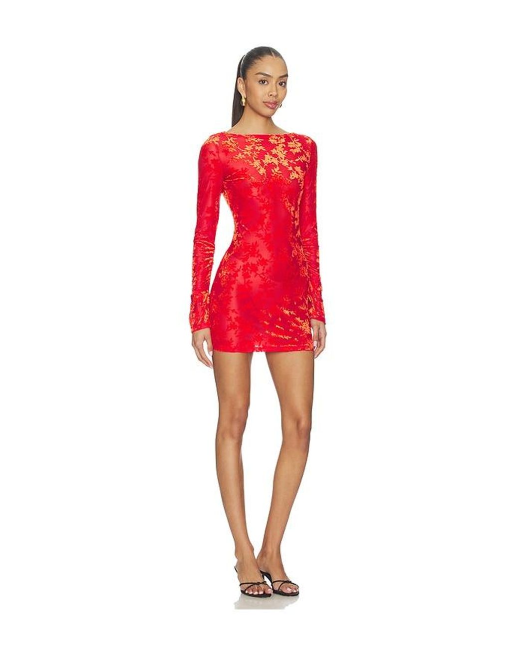 SNDY'S Red Zena Mini Dress