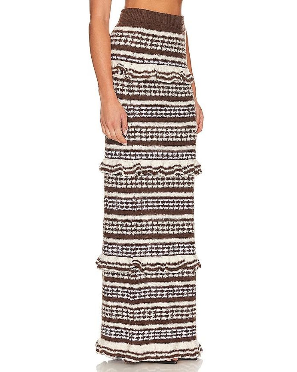 Tularosa Black Kaely Maxi Skirt