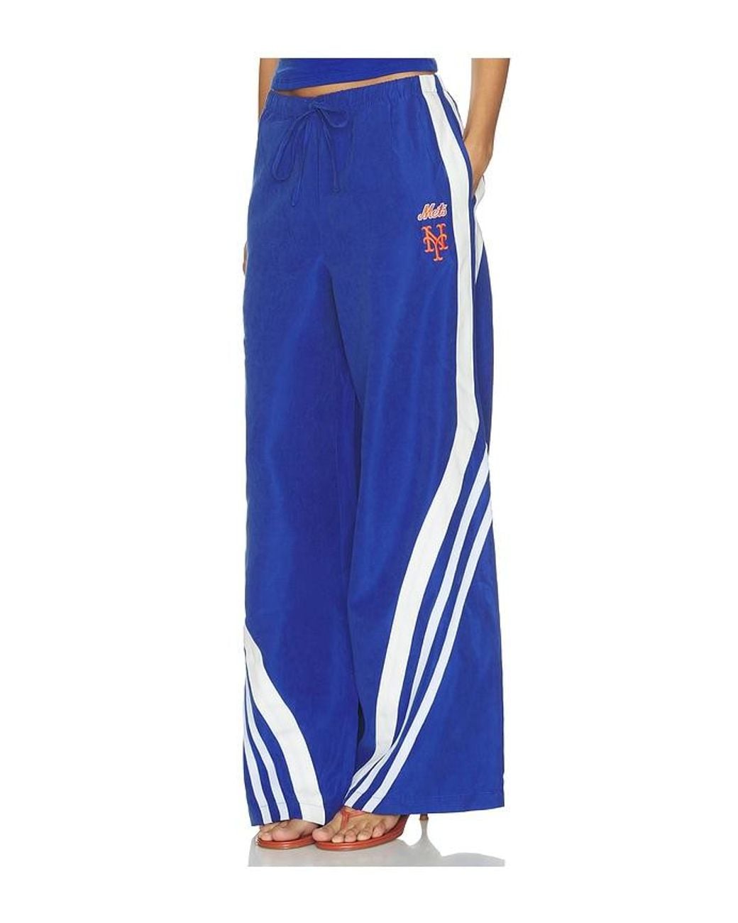 OFF SEASON Blue Lightweight Wide Leg Pant