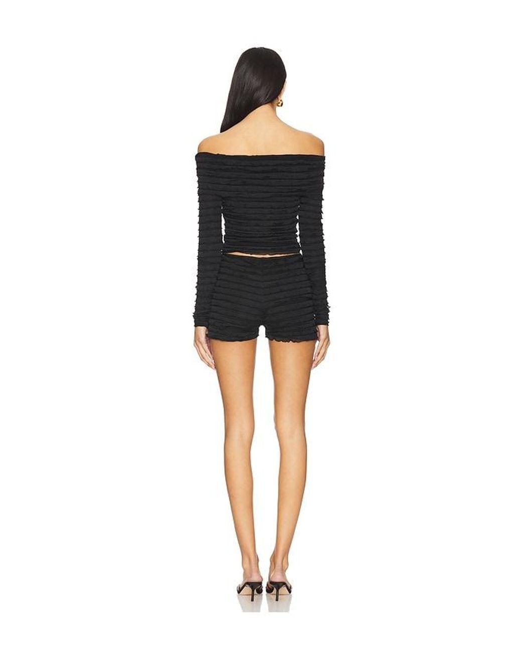 superdown Black Jessamine Short Set