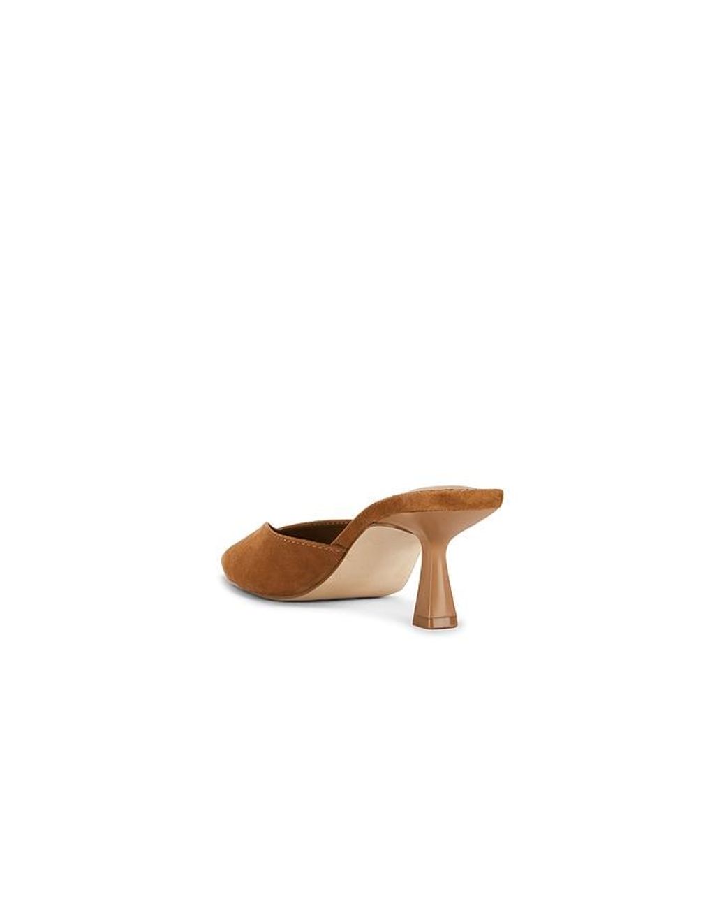 Steve Madden White Mod Mule Pump