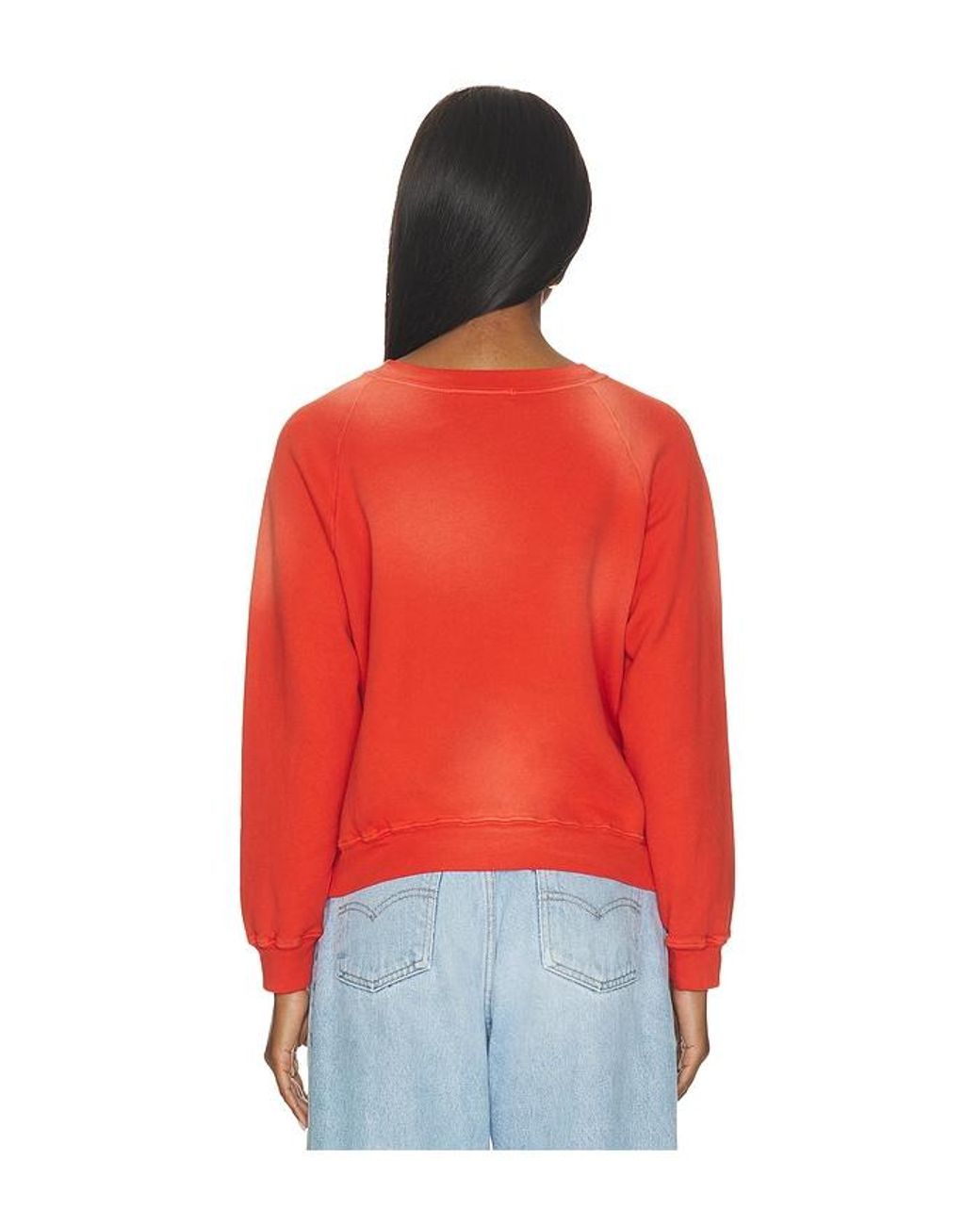 Daydreamer Red Ready Set Go Shrunken Raglan Sweatshirt