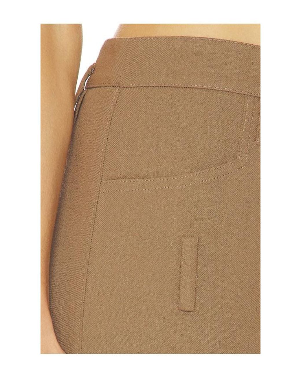 Helsa Natural Wool Blend Double Loop Trousers