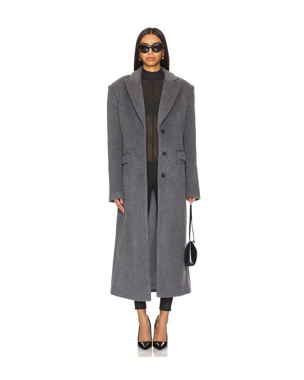 Lovers + Friends Gray Ellie Coat