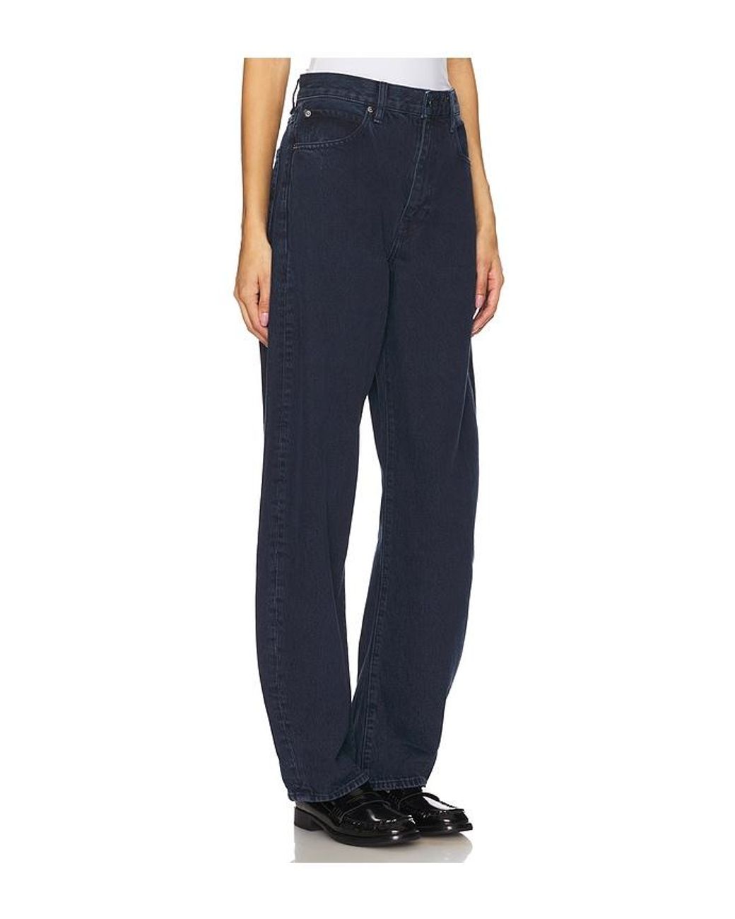 FRAME Blue The Bubble Jeans