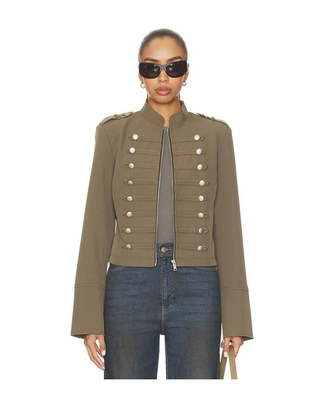 superdown Green Elise Military Jacket