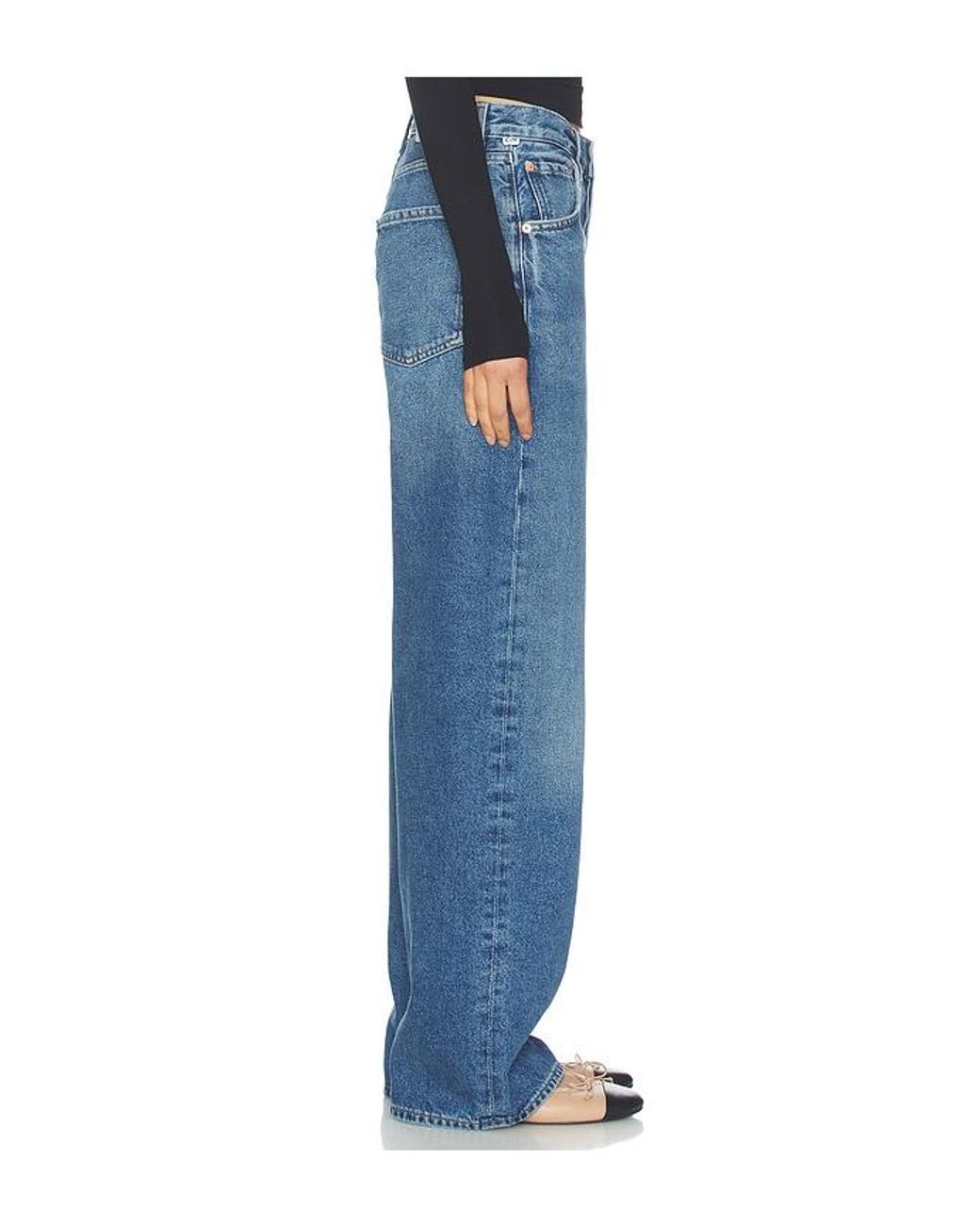 Citizens of Humanity Blue Ayla Baggy Jean