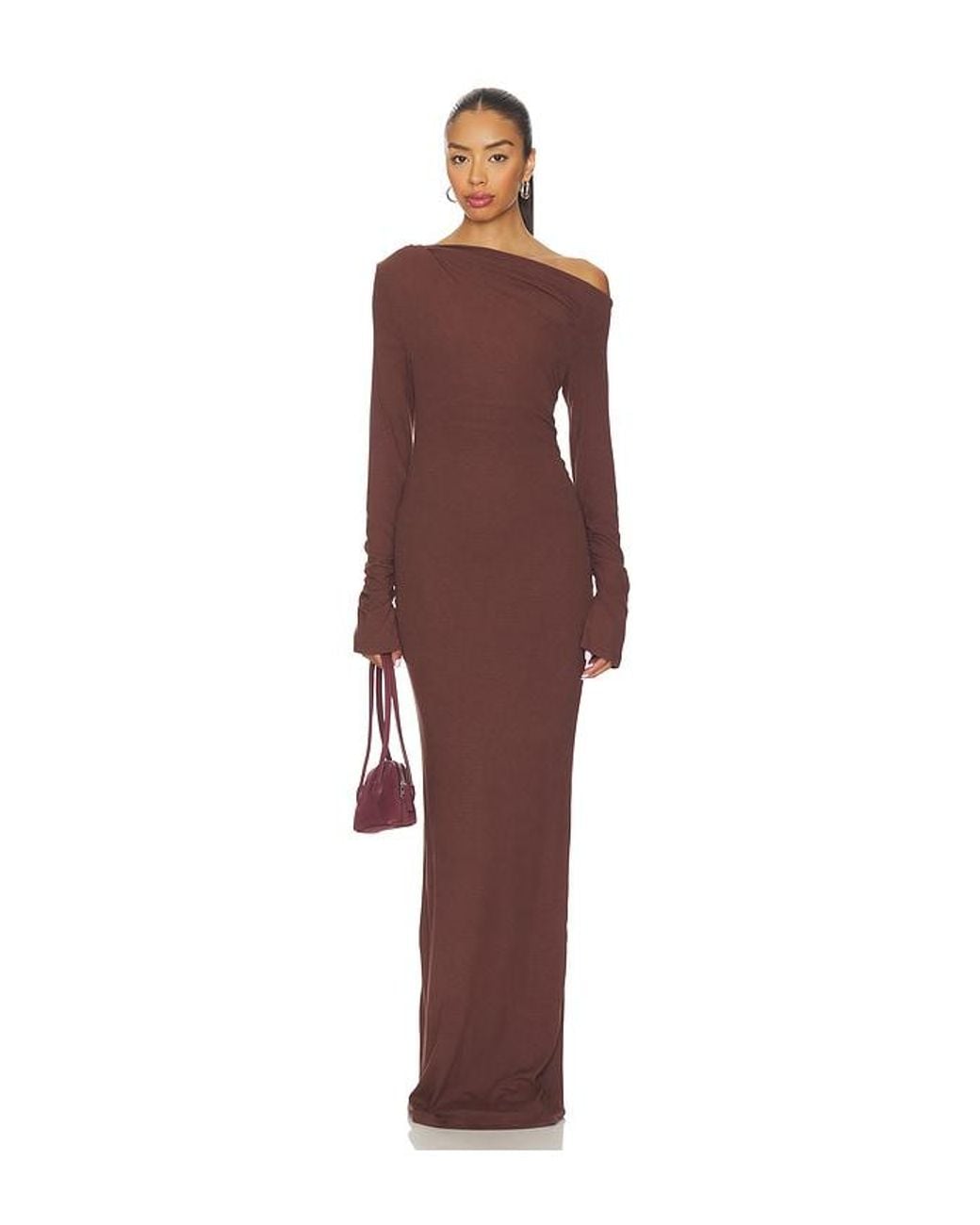 SNDY'S Purple Reyna Maxi Dress