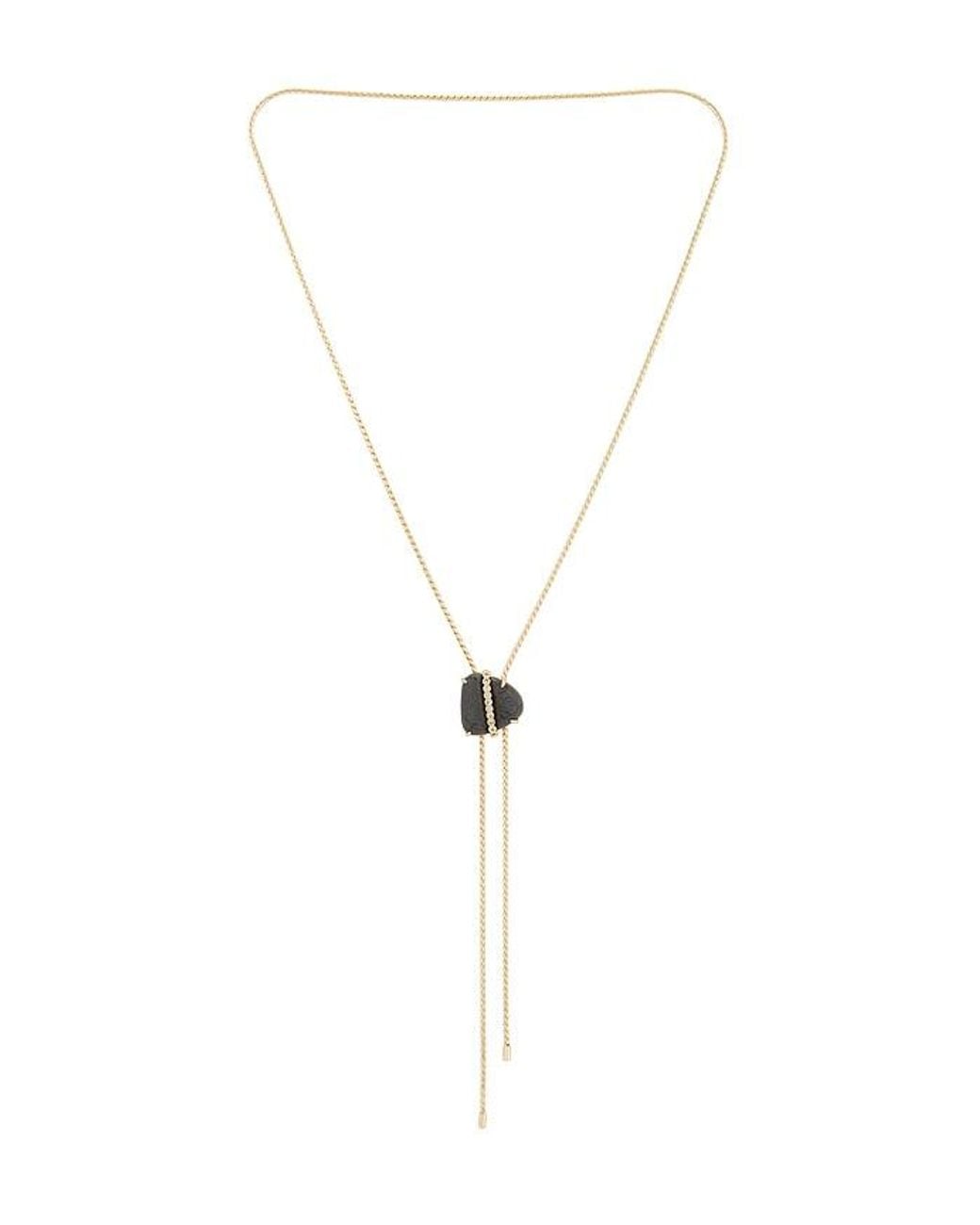 Ettika Blue Midnight Solstice Bolo Necklace