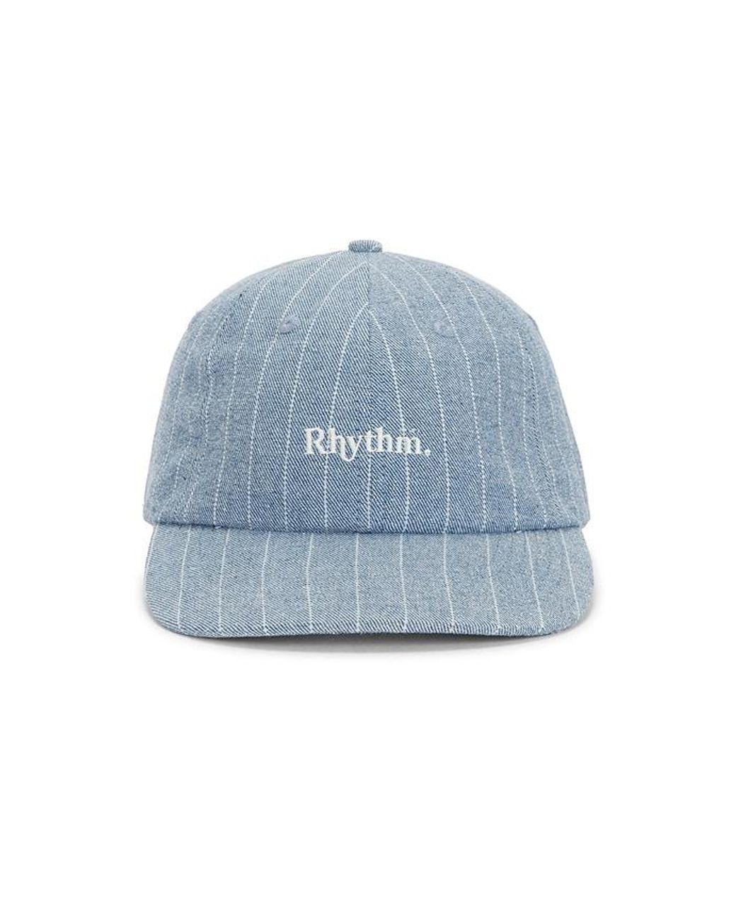 Rhythm Blue Essential Pin Stripe Denim Cap for men