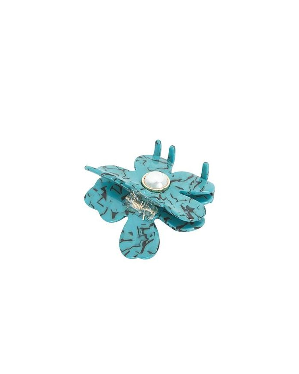 Lele Sadoughi Blue Lily Claw Clip