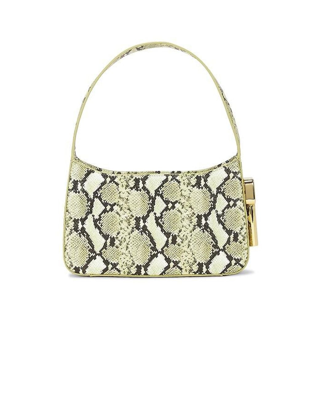 Edie Parker White Burn Collection Shoulder Bag