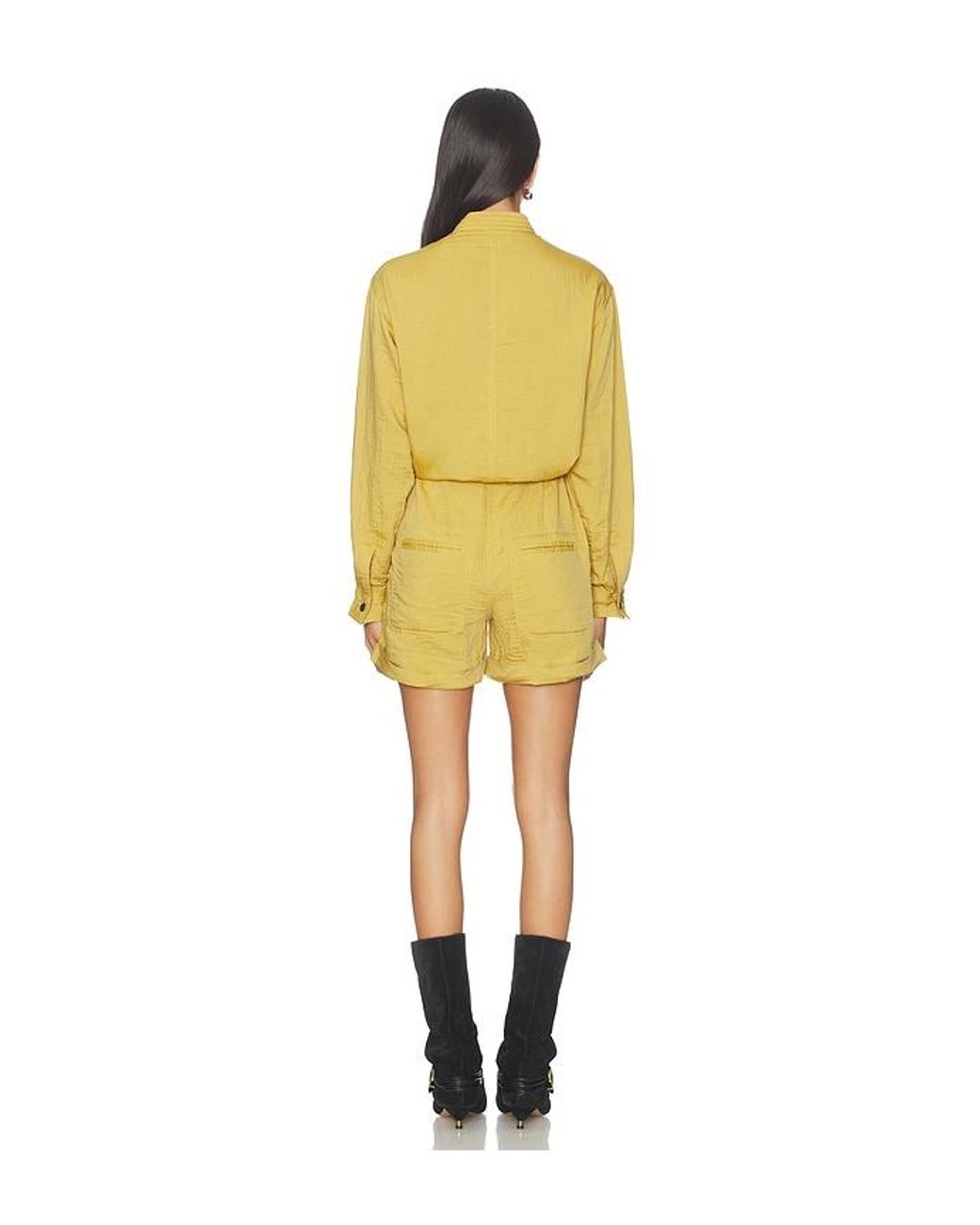 Isabel Marant Yellow Betyna Romper