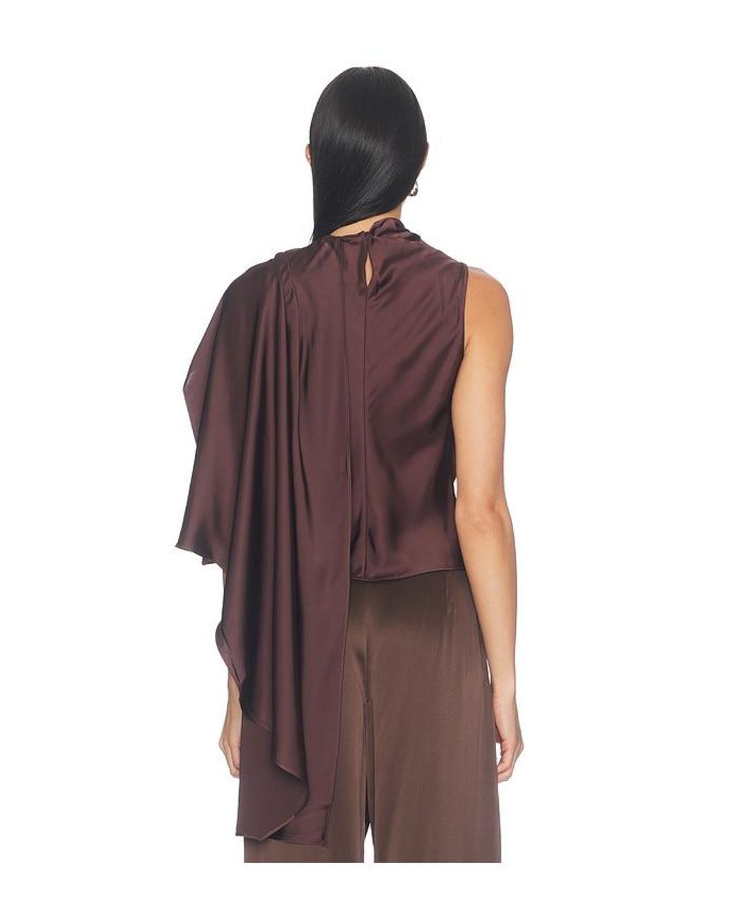 Amanda Uprichard Purple Artemis Top