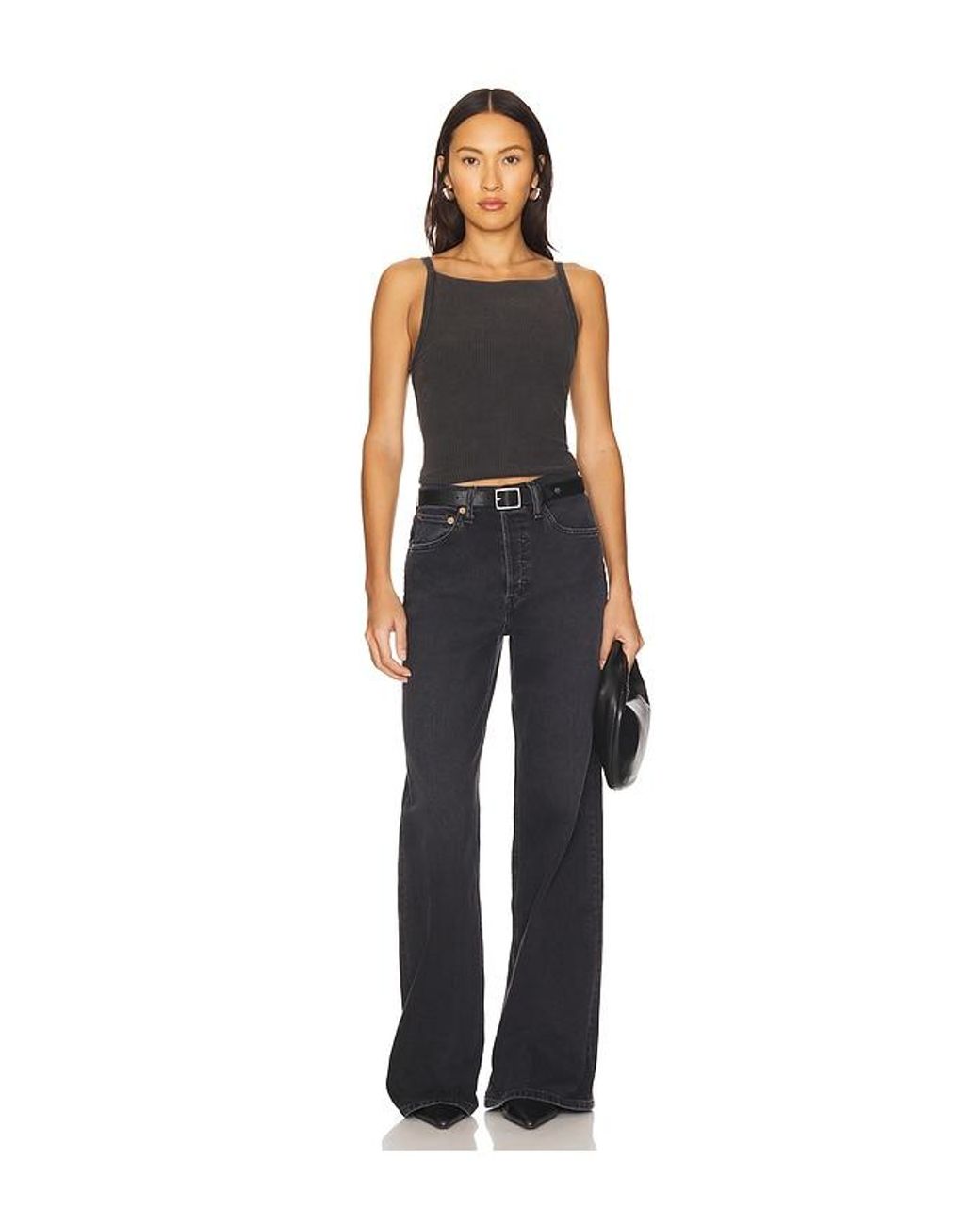 Free People Black X We The Free Mia Tank