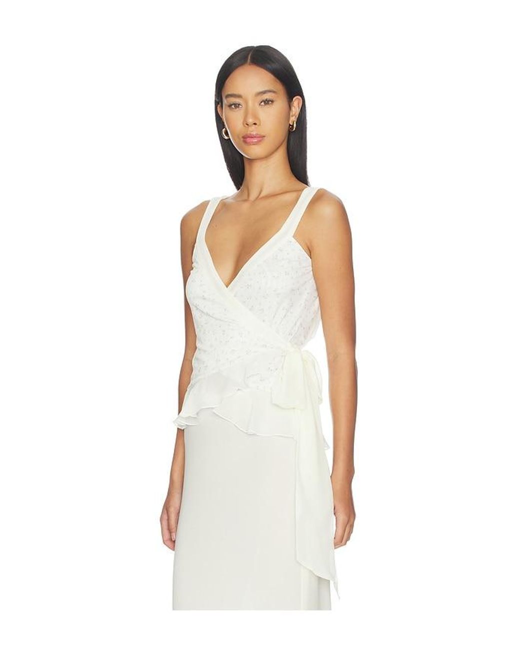 Fait Par Foutch White Valentina Top