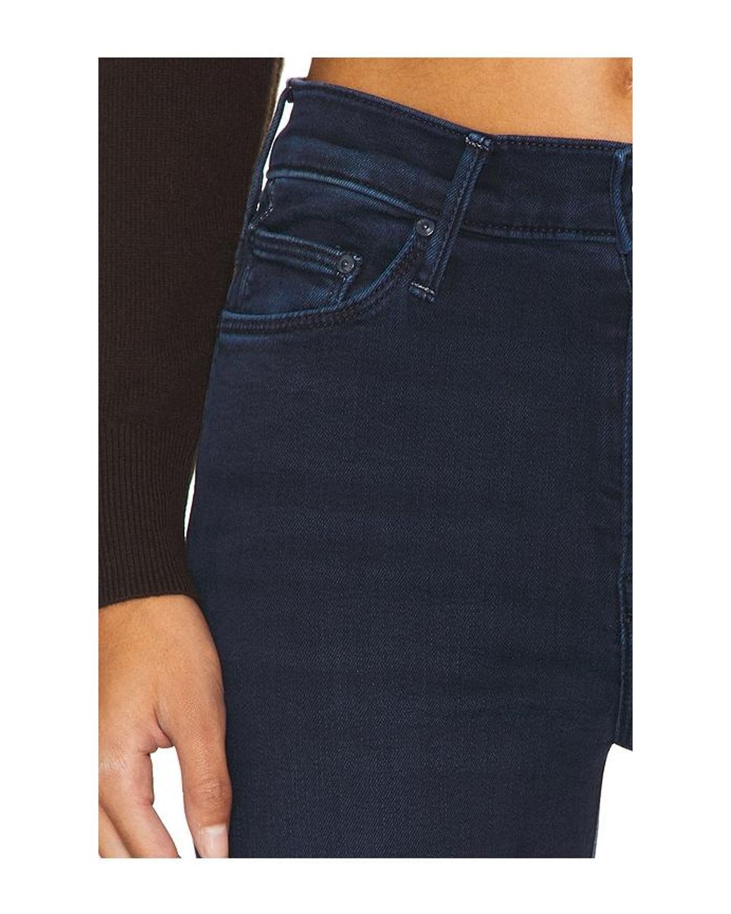 Mother Blue The Weekend Fray Jeans