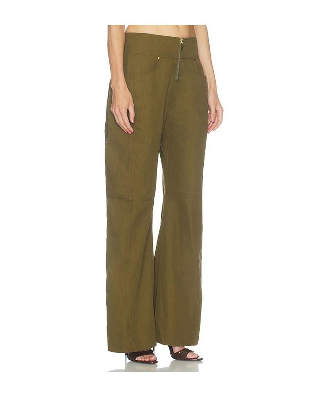 Camila Coelho Green Margo Pants