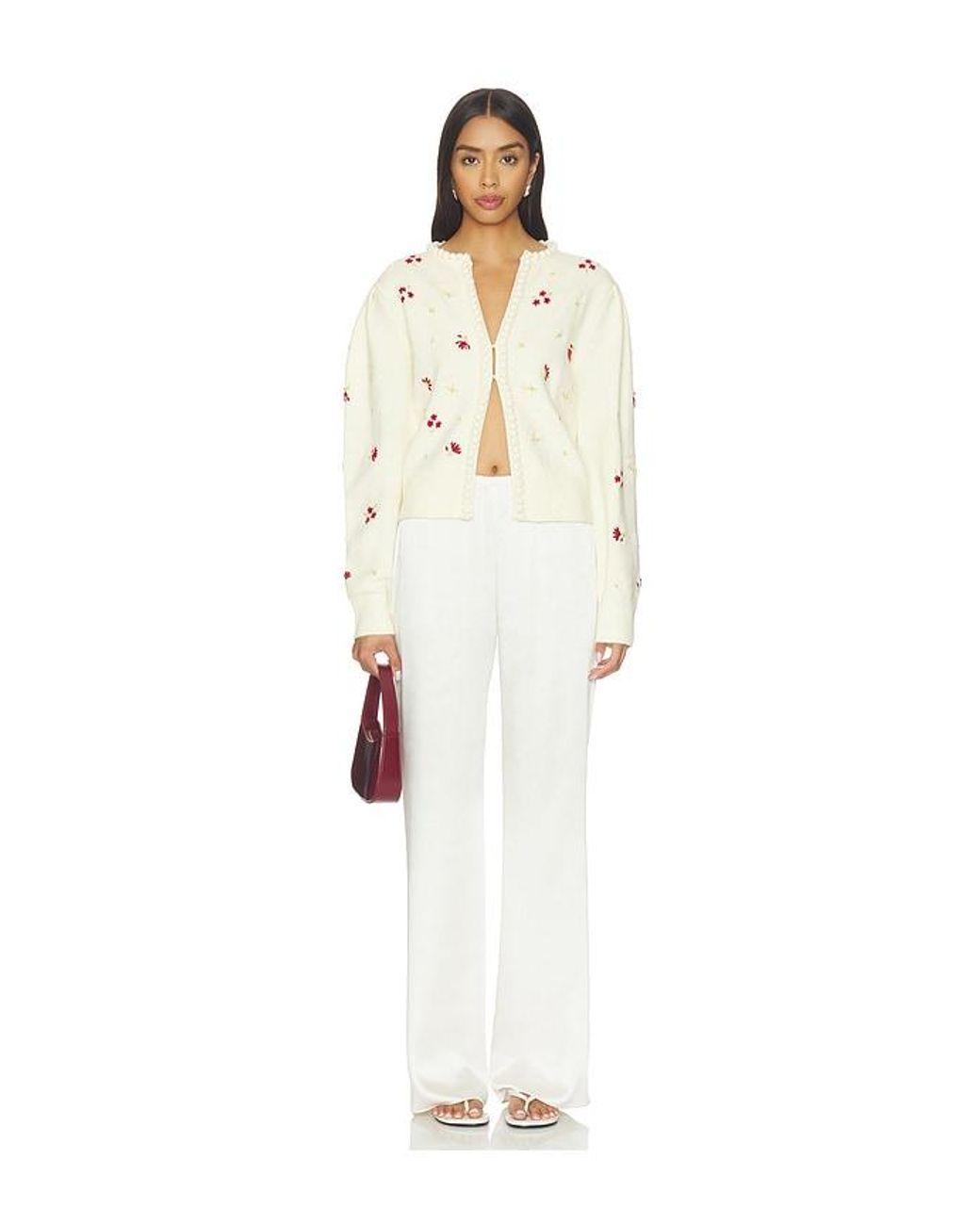 MAJORELLE Natural Talia Cardigan
