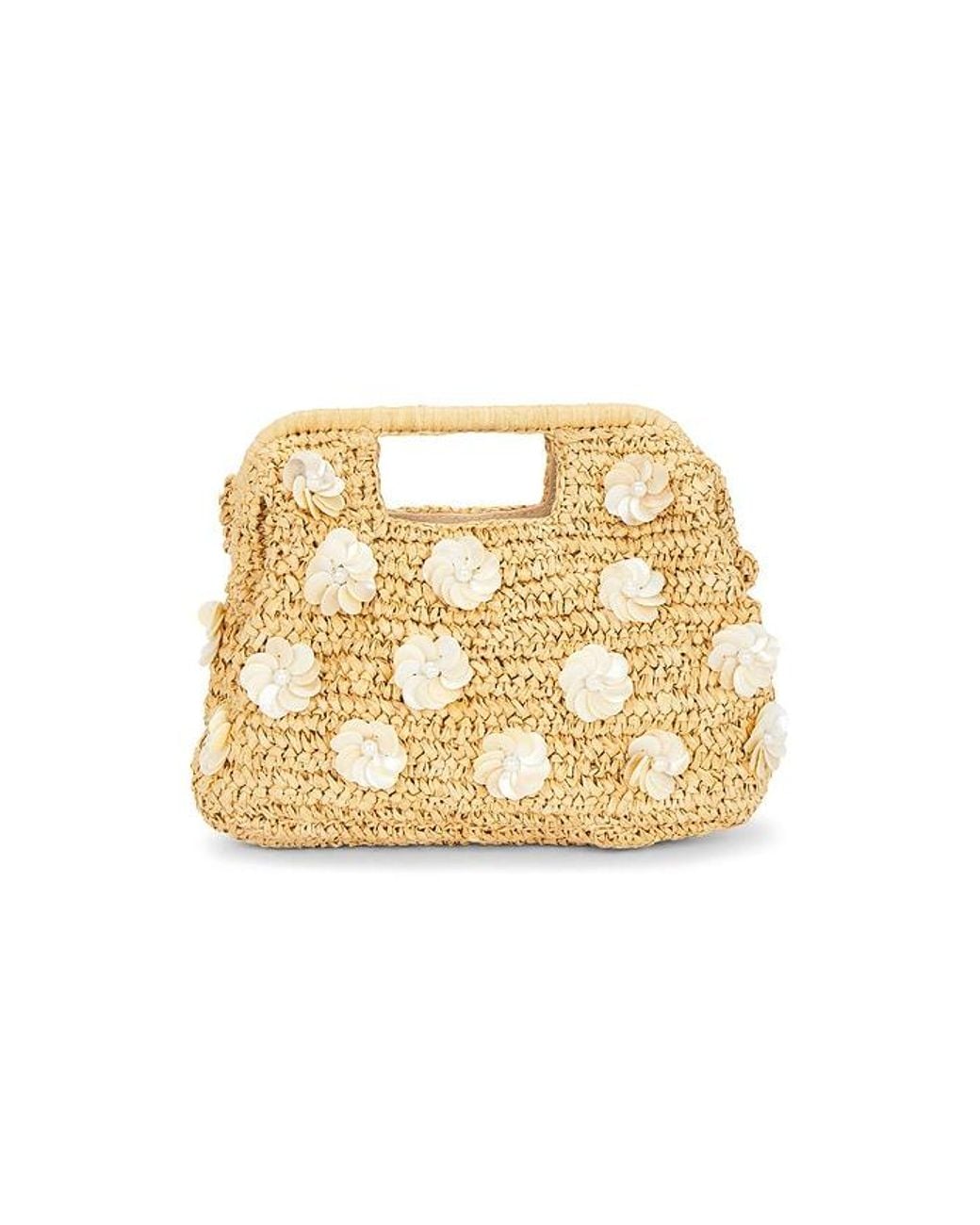 BTB Los Angeles Metallic Dottie Clutch Bag