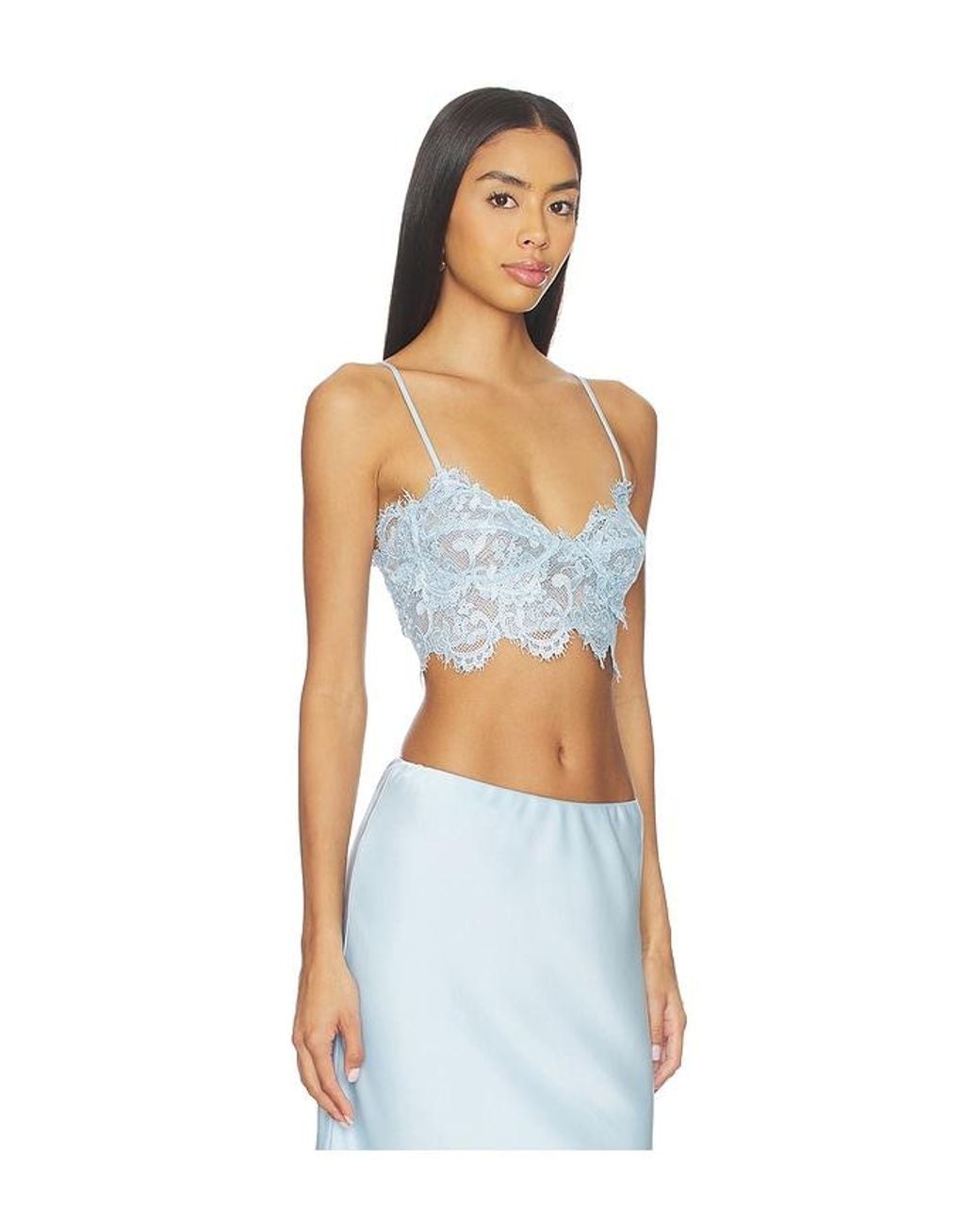 Bardot White X Revolve Linella Lace Bralette