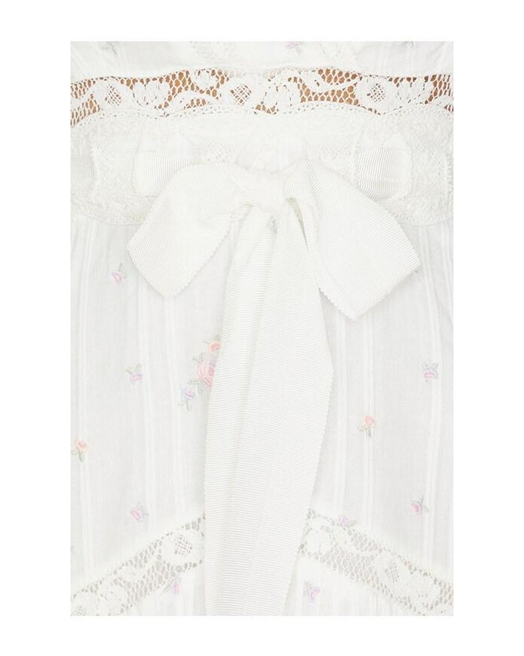 LoveShackFancy White Sibelle Dress