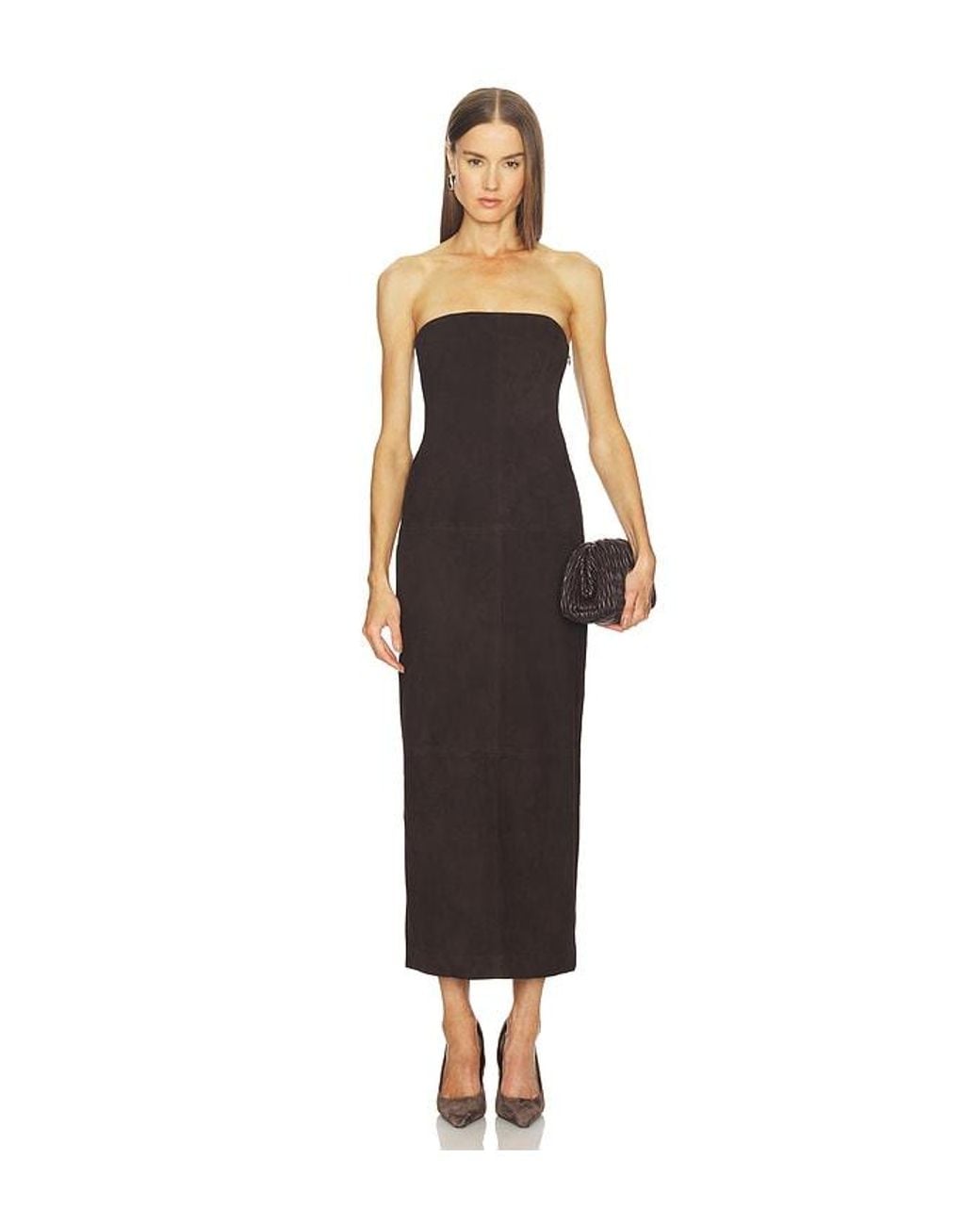 SRG Black Kim Suede Dress
