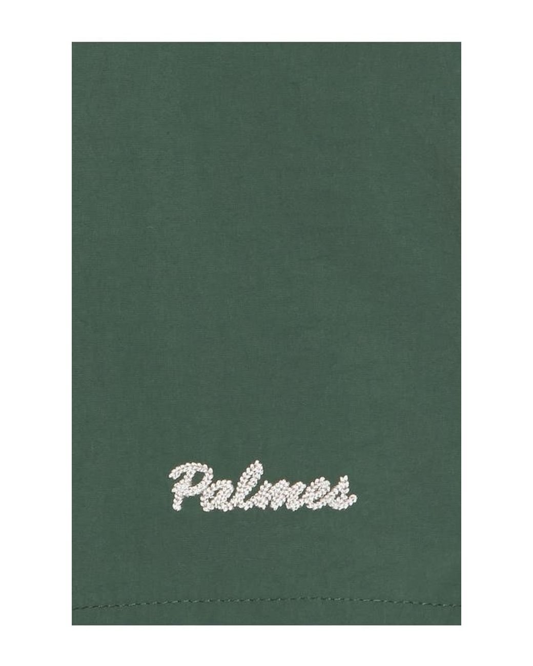 Palmes Green Stitch Tennis Shorts for men