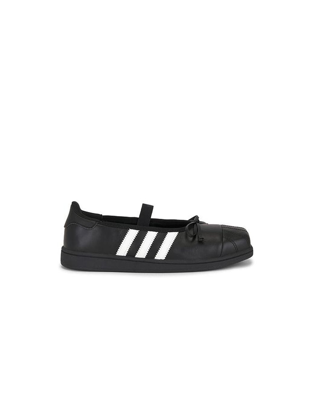 Adidas Originals Black X Jennie Superstar Sq Ballerina Flat