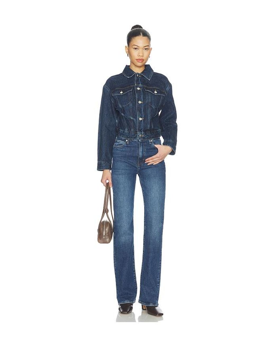 Agolde Blue Veronica Jacket