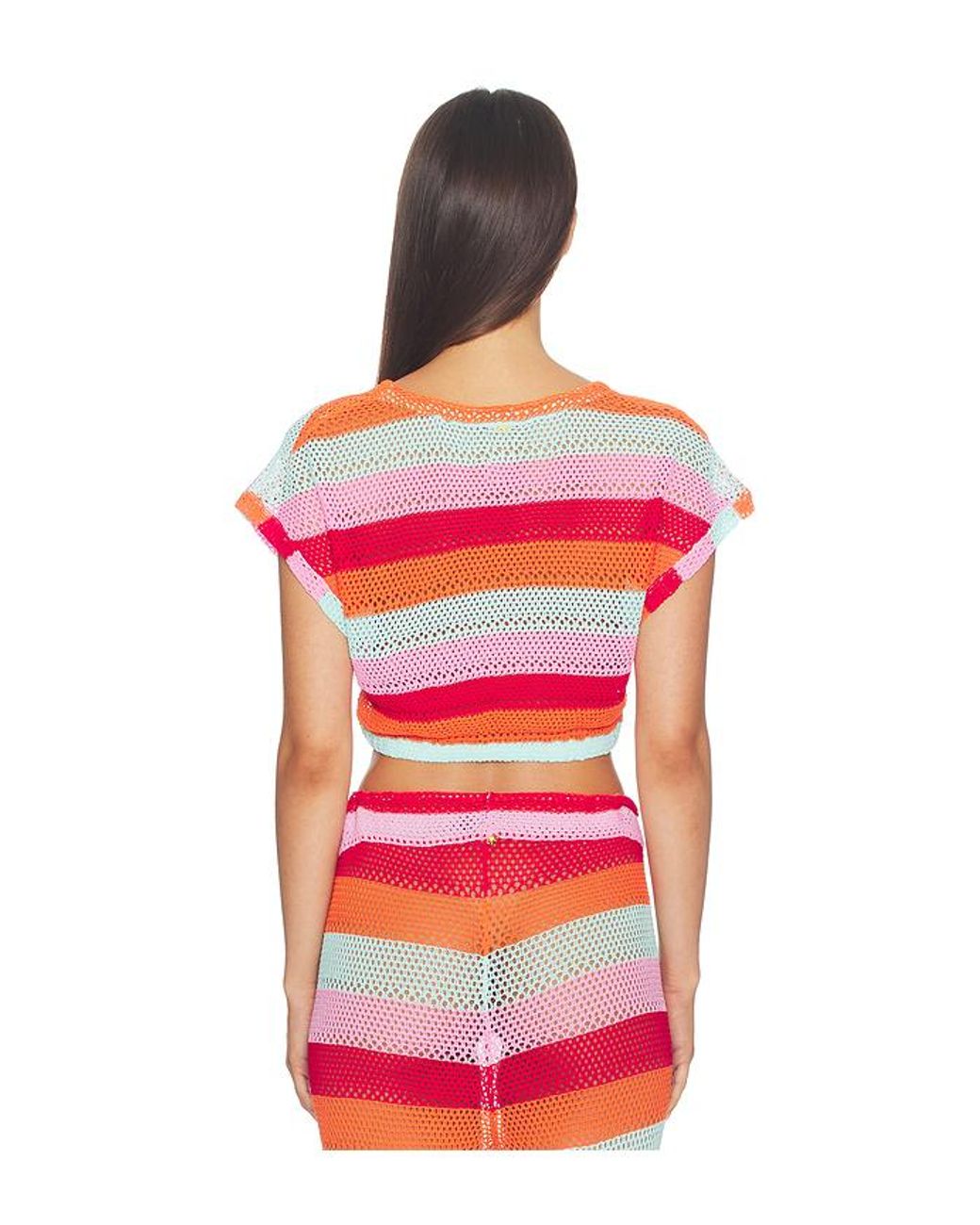 PQ Swim Red Renee Crop Top