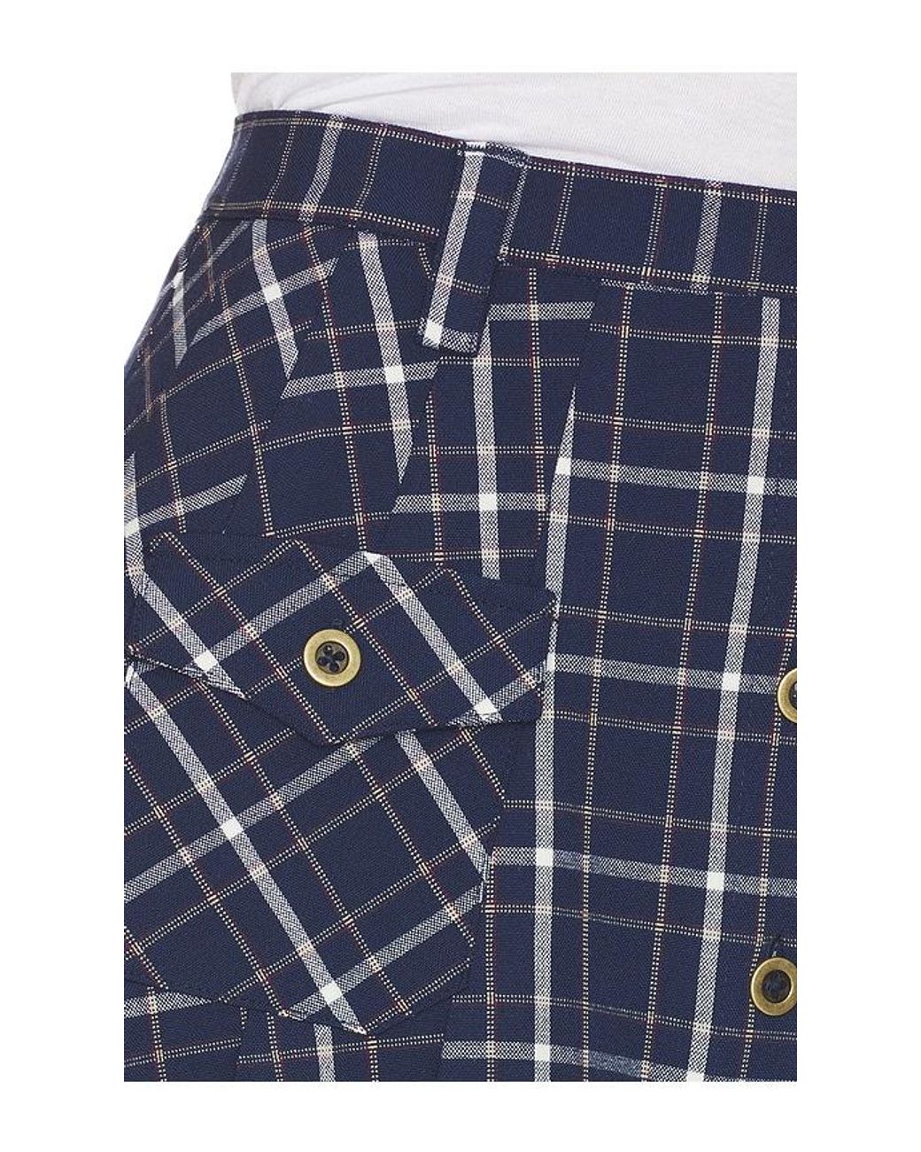 The Upside Blue Valencia Jones Pleated Skirt