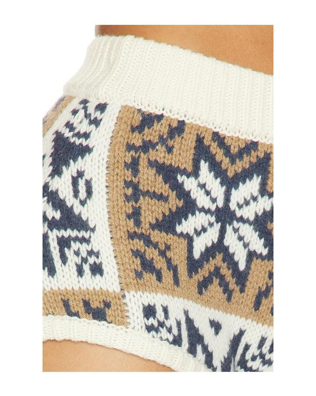 Magda Butrym Blue Knit Short