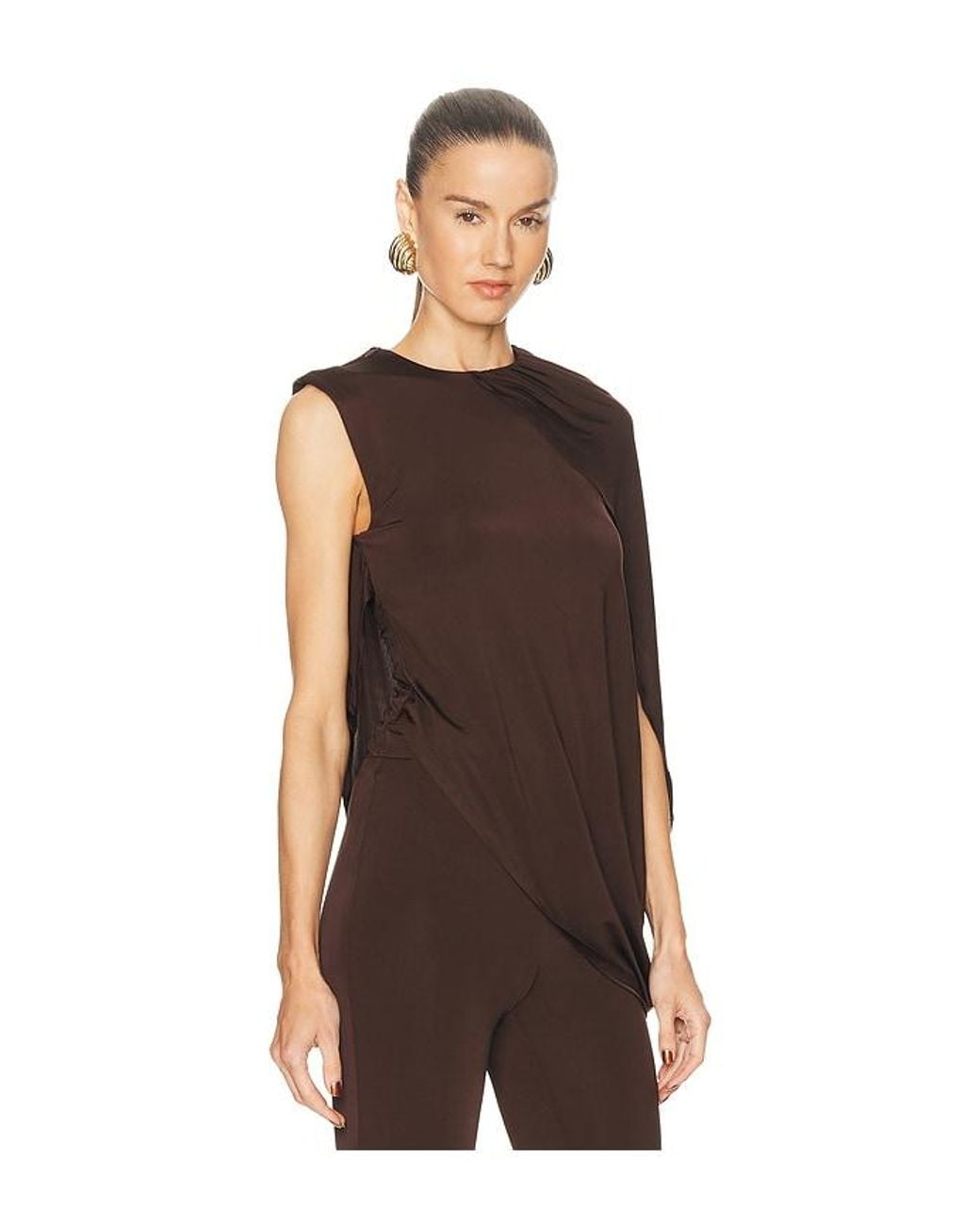 Camila Coelho Brown Ocina Top