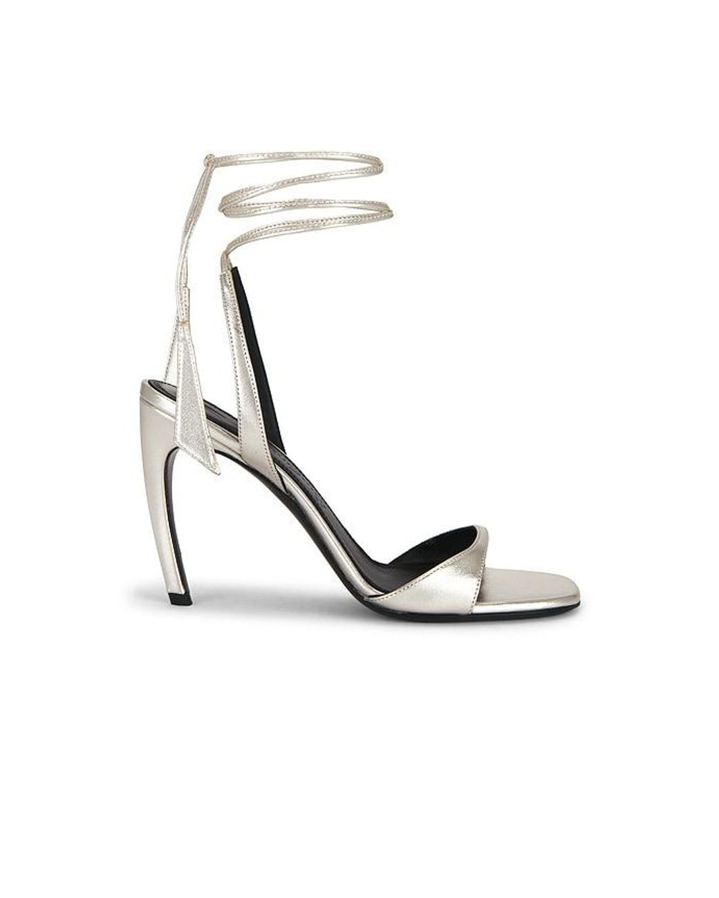The Attico White Ora 95Mm Sandal