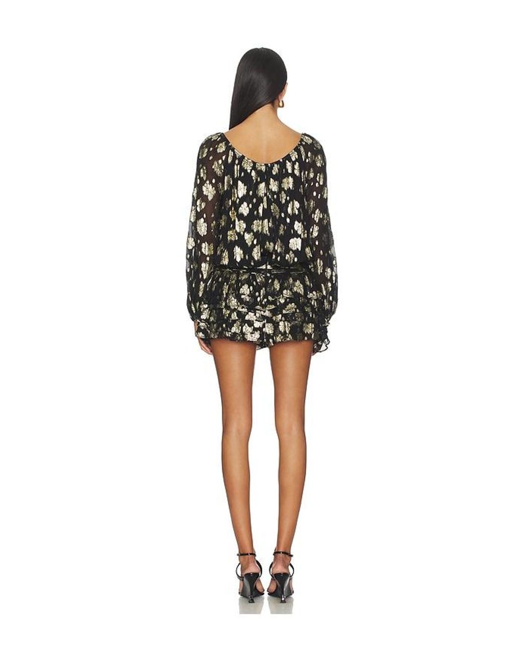 Amanda Uprichard Black Dallas Romper