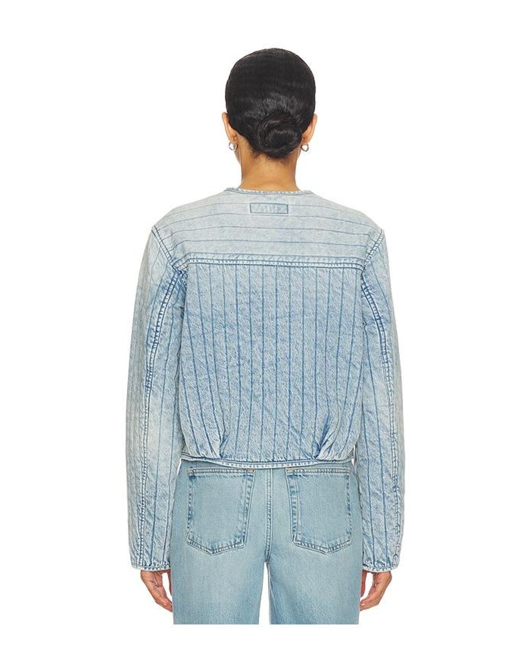Blank NYC Blue Quilted Jacket